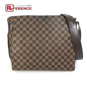 Louis Vuitton canvas flap Crossbody Bastille bag Damier Ebene Brown